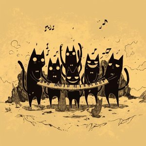 Black Cats Groove Tonight: Deep Bass Jazz for Stylish Focus