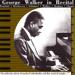 George Walker in Recital album cover