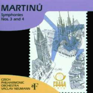 MARTINŮ: Symphonies Nos.3 & 4 (Czech Philharmonic Orchestra) by Václav Neumann