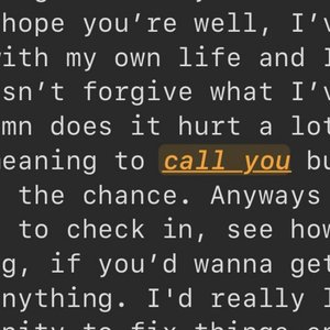 call you