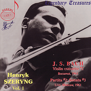 Bach: Violin Concerto No. 2, Partita No. 2, Sonata No. 3 album cover