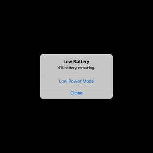 LOW BATTERY