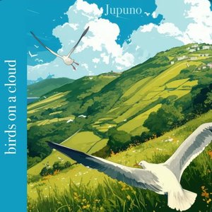 birds on a cloud