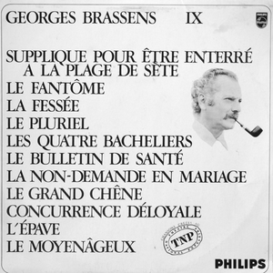 Georges Brassens - Supplique pour être enterré à la plage de Sète