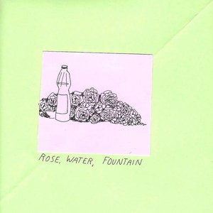 rose, water, fountain