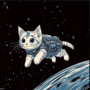 Cosmic Kitty (Floating In The Void)