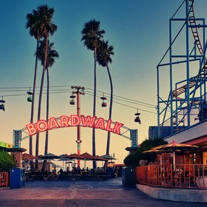 Sunset Over the Boardwalk