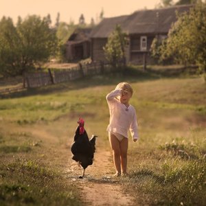 Один день у бабушки в деревне