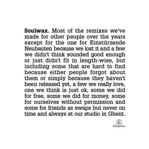 Most Of The Remixes...