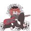 six drinks deep. + arrhythmia.