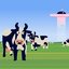 spot where cows can be watched