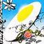 sunny side up/:down