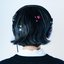 blue-haired girl
