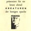 Kreaturen Der Hiesigen Epoche