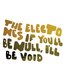 If You'll Be Null, I'll Be Void