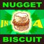 Nugget in a biscuit