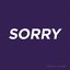 Sorry