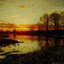 II - Sunset over the River