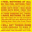 Feel Nothing - Single