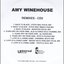 Back To Black Remixes - CD2 (CDr Single) UK