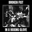 broken fist in a boxing glove