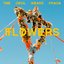 Flowers (Blue,orange with black splatter) [Citrus]