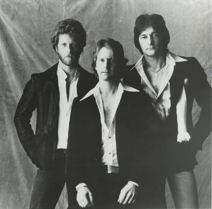 Gerry Beckley, center, with fellow members of America