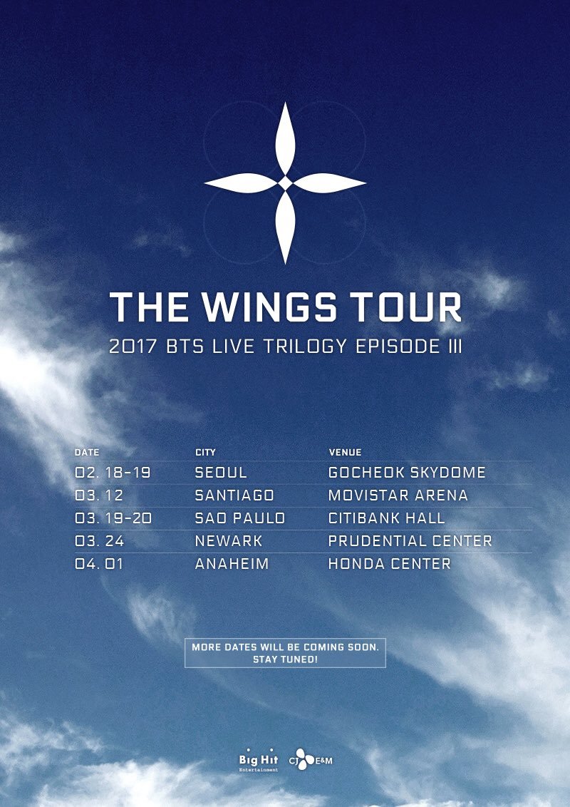 ⟭⟬2017 BTS LIVE THE WINGS TOUR⟬⟭ THE WINGS TOUR - 2017 BTS LIVE TRILOGY EPISODE III no Citibank