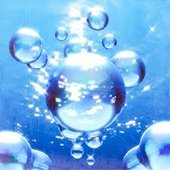 bubble-shaped