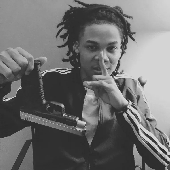 cee kay black n white