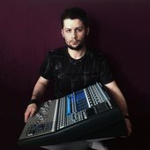 With studio mixer