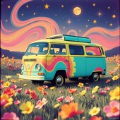 VW Hippie Van
