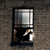 he comin out the window