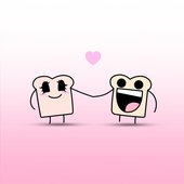 pink toast