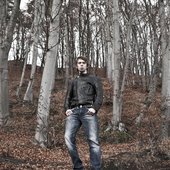 Kamil Janulewicz - rhythm guitars \"Hate Comes Crawling\" photoshoot by Karolina Nowak - December 2011