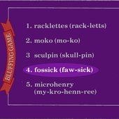 Fossick game card
