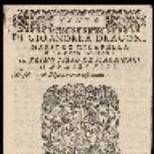 Di Giovanni Andrea Dragoni maestro di capella di S. Giovan Laterano il primo libro de madrigali a quattro voci nuovamente posti in luce. Parti del c. e t. 1581
