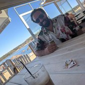 Chilling at the beach