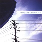 various shades of blue