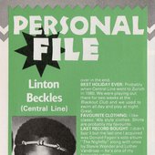 Linton Beckles of Central Line