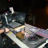 Setup for Sons of Hermann Show