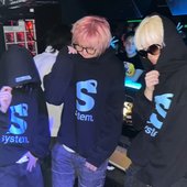 hawks wearing an SS hoodie