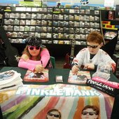 Were there any actual fans at the record store?