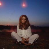 Bronagh Slevin from the "Purple" music video