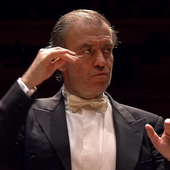 Valery Gergiev with toothpick baton