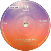 Spiv \"Oh You Beautiful Child\" 45 rpm single