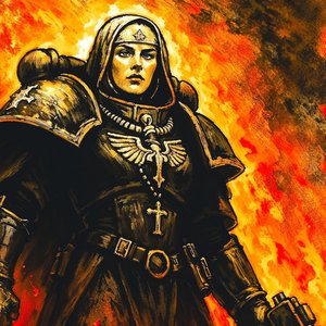 Image for 'Fire and Blood (songs inspired by Warhammer 40K)'