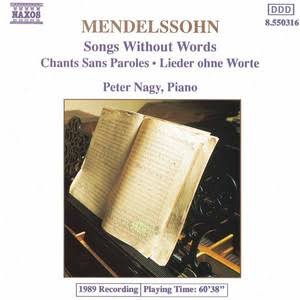 Immagine per 'Mendelssohn, Felix: Songs Without Words, Vol. 1'