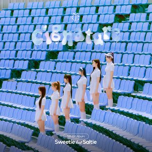“cignature 5th EP Album 'Sweetie but Saltie'”的封面
