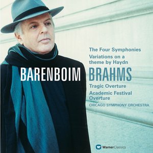 “Brahms: Symphonies Nos. 1-4, Variations on a Theme By Haydn”的封面
